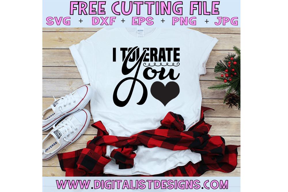 Anti Valentine's Day Svg Design, I Toler