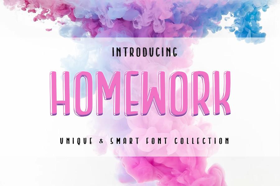 Homework Font
