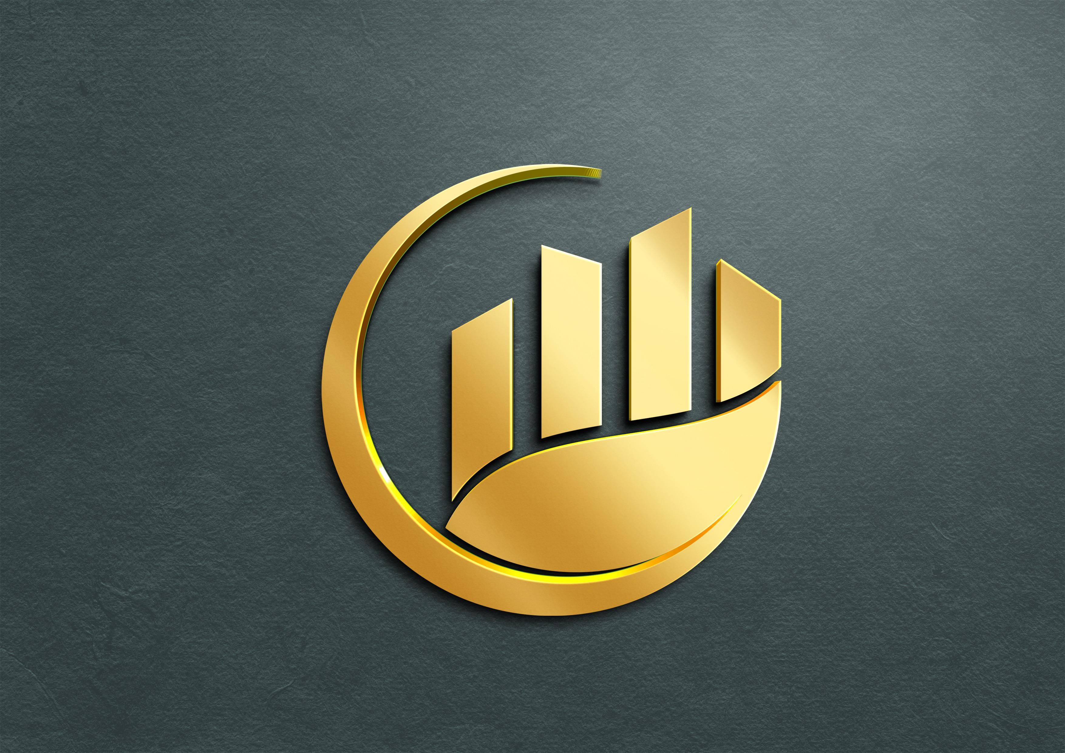 3d Realistic Logo Mockup PSD