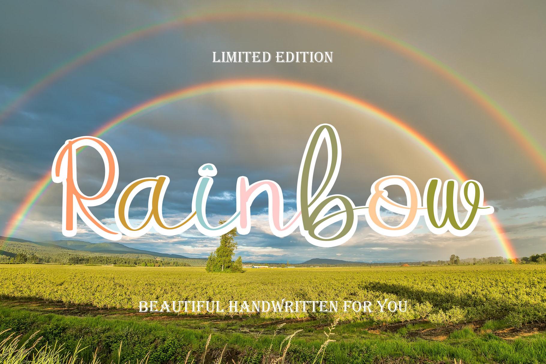 Rainbow Font