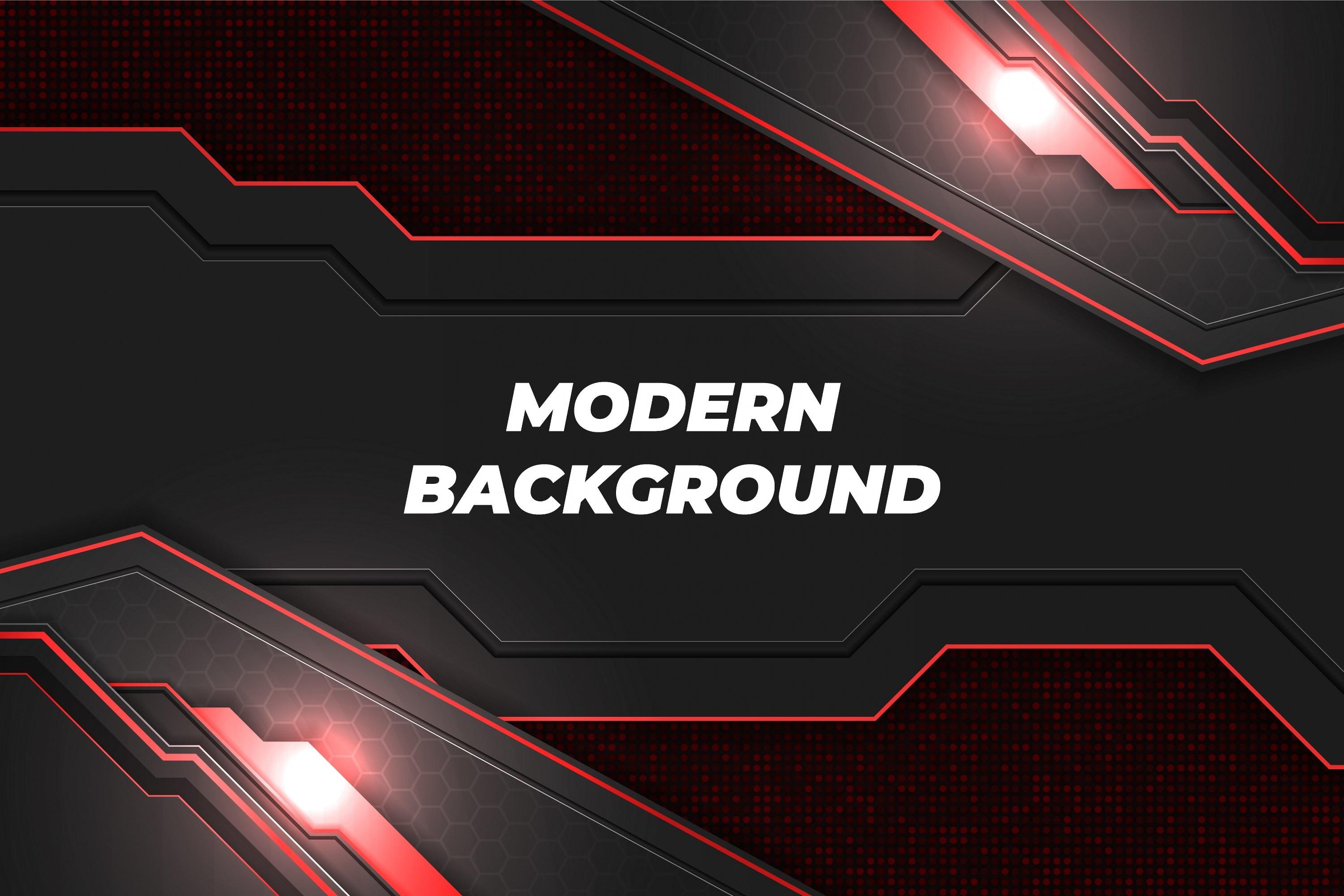 Modern Background Black and Red