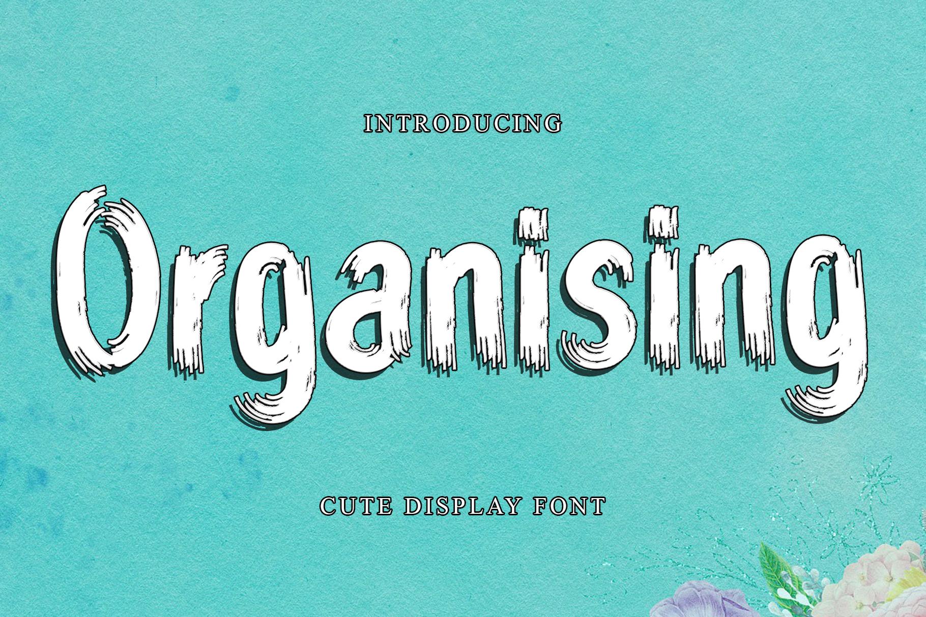 Organising Font