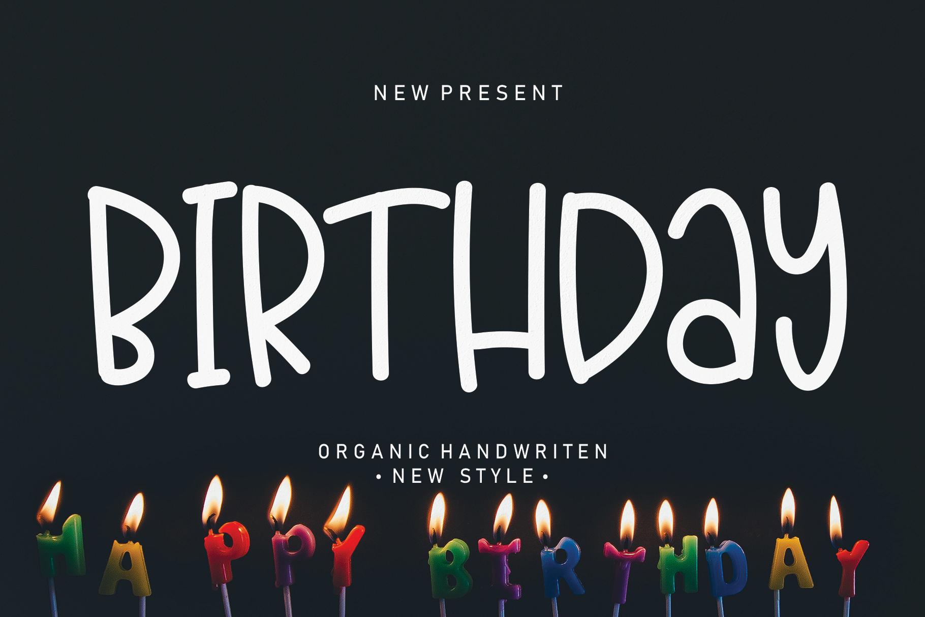 Birthday Font