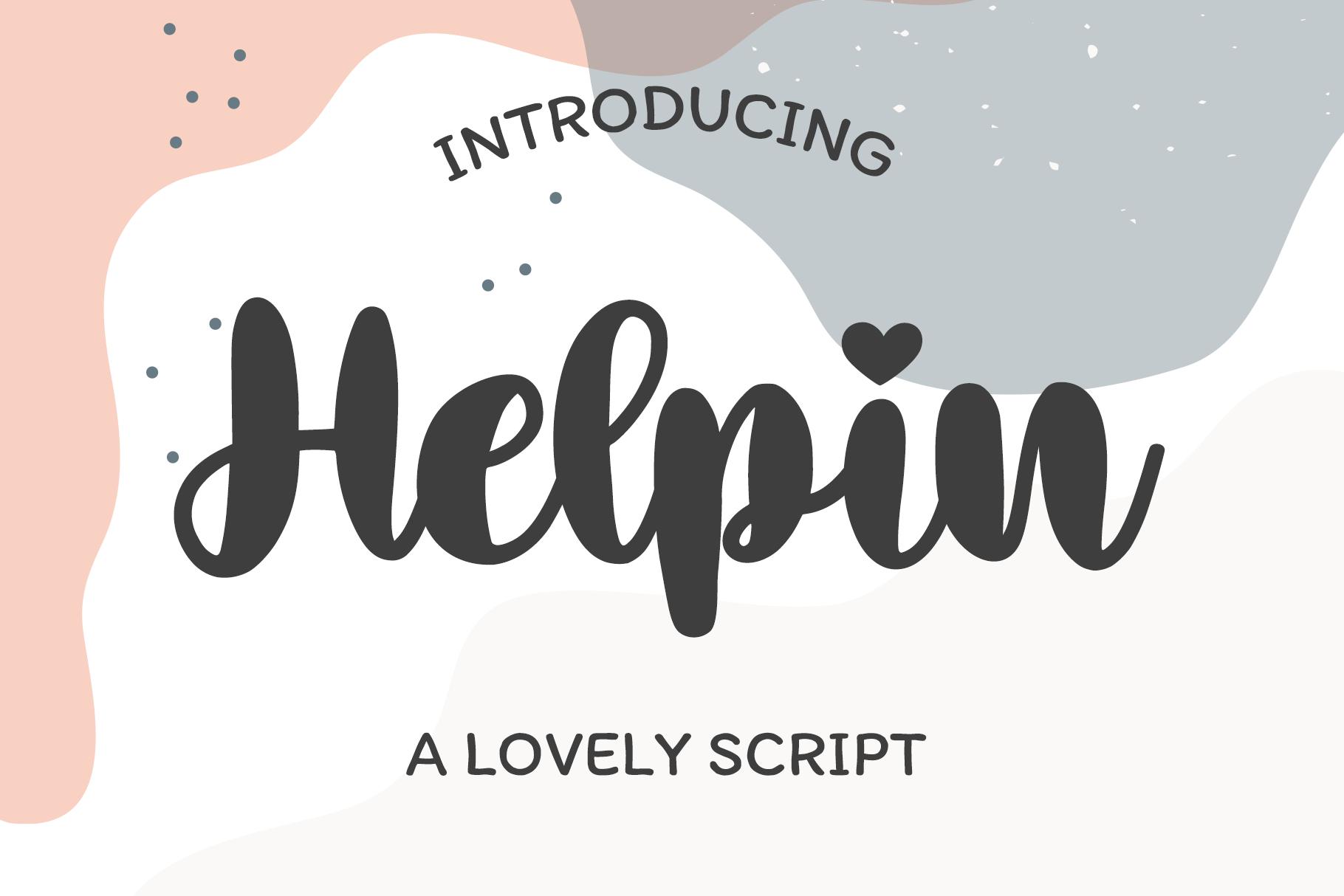 Helpin Font