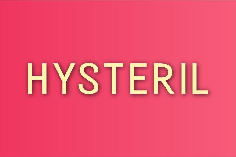 Hysteril Font