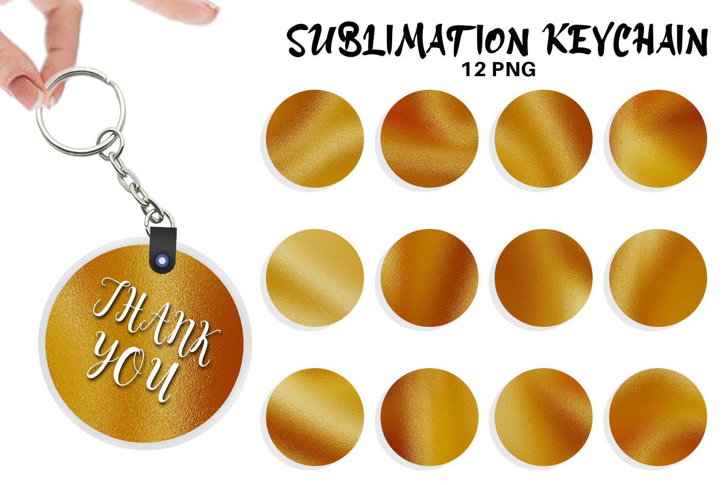 Keychain Sublimation Design Foil Texture