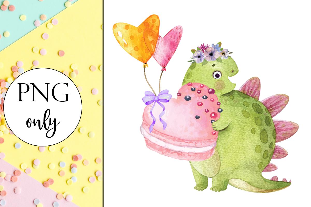 Green Valentines Dinosaur