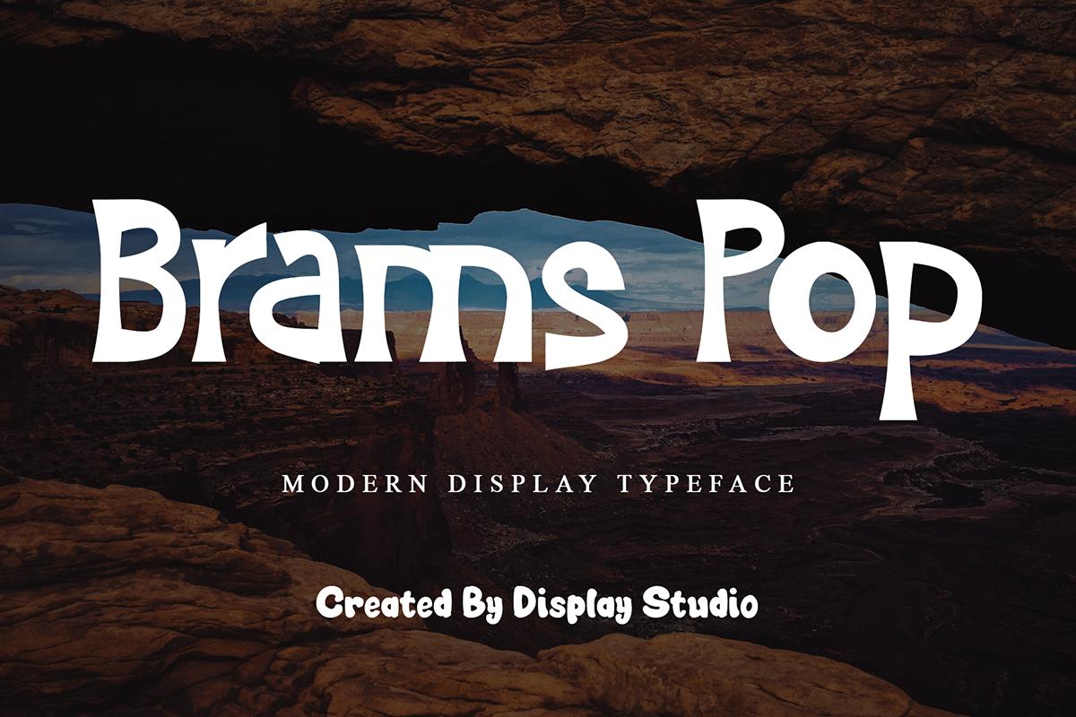 Brams Pop Font