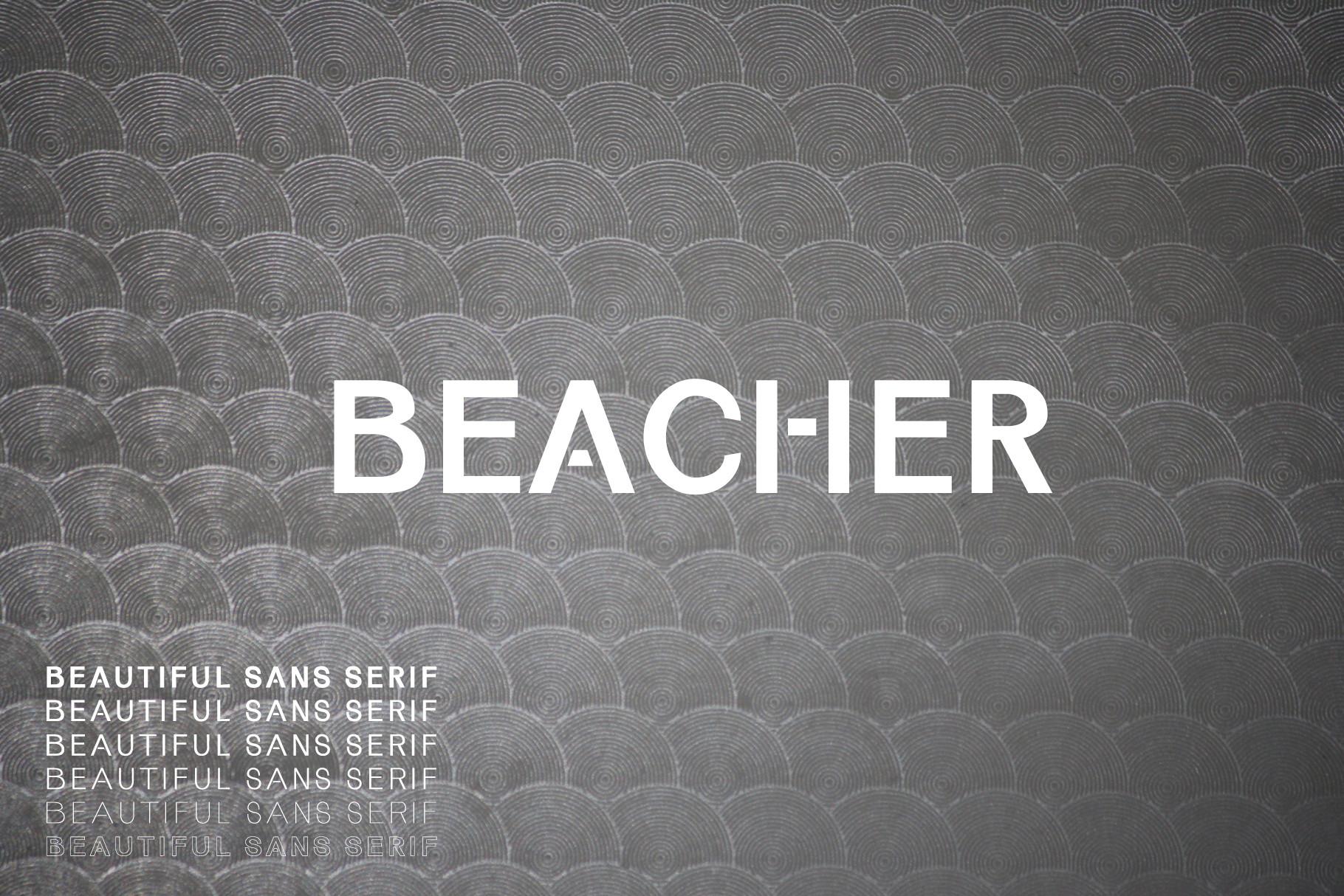 Beacher Family Font