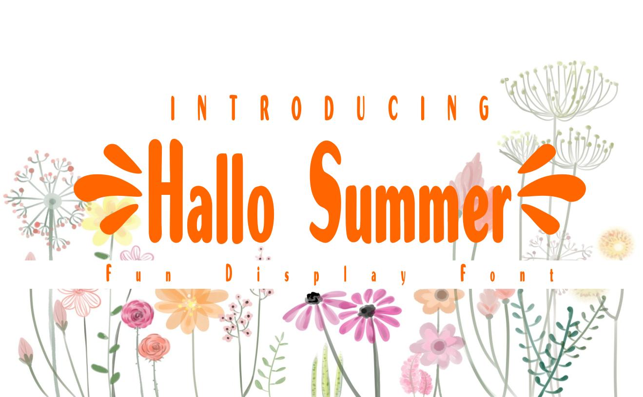 Hallo Summer Font
