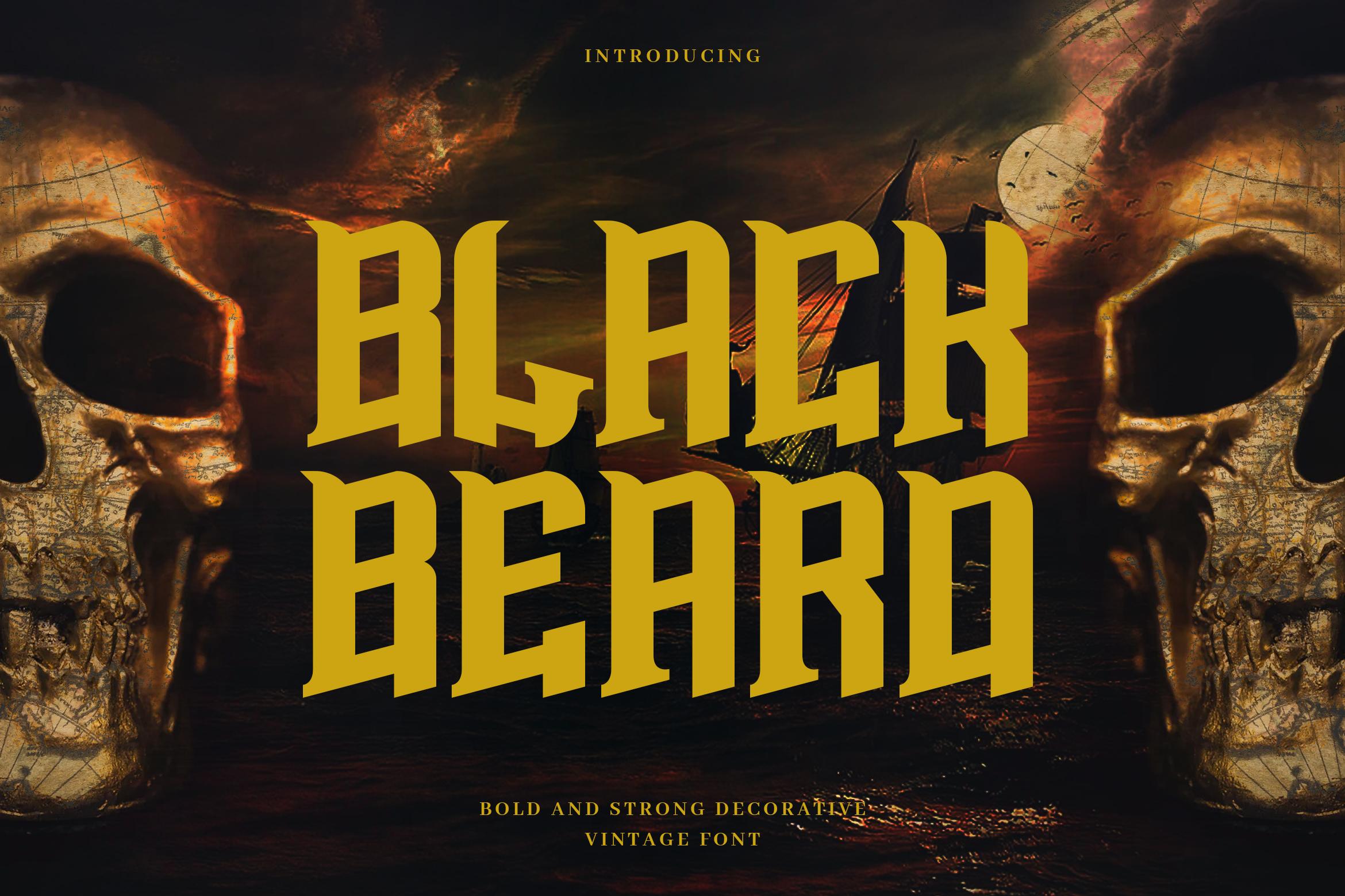 Blackbeard Font