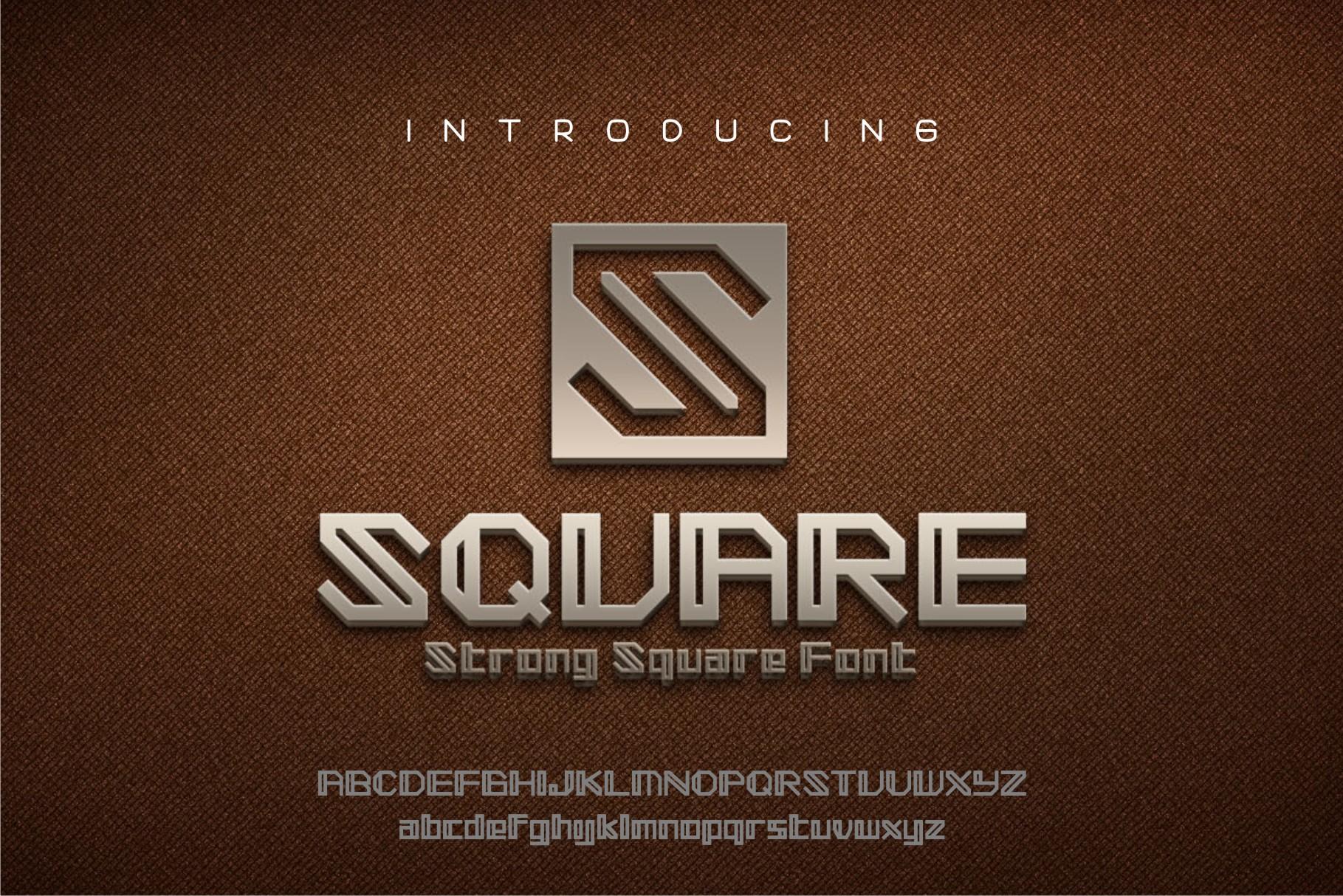 Square Font