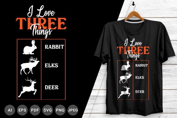 Hunting Deer T-shirt Design