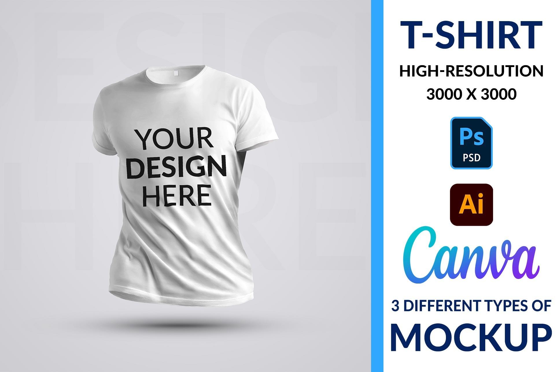 White Gildan Softstyle Mock Up