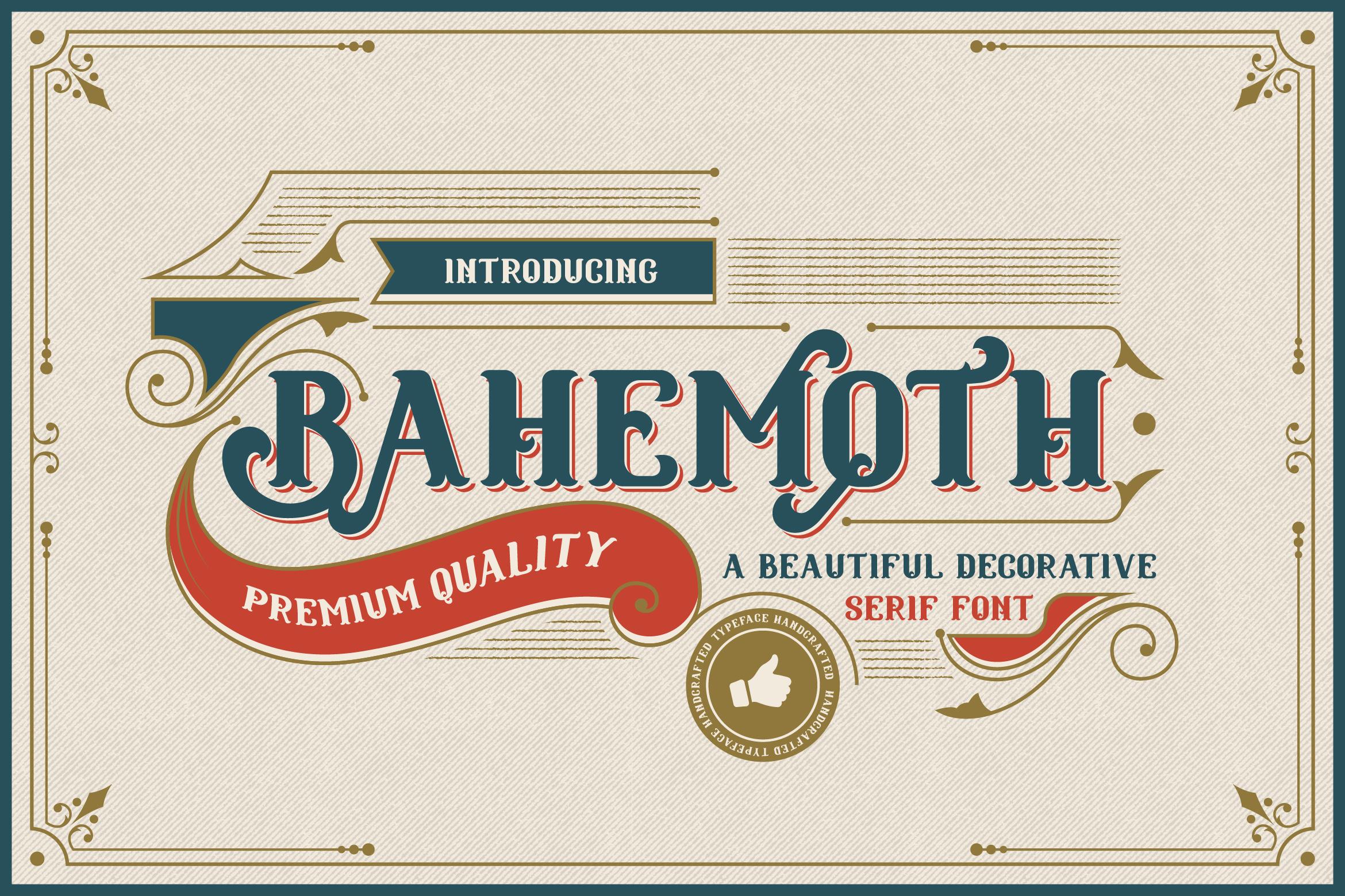 Bahemoth Font