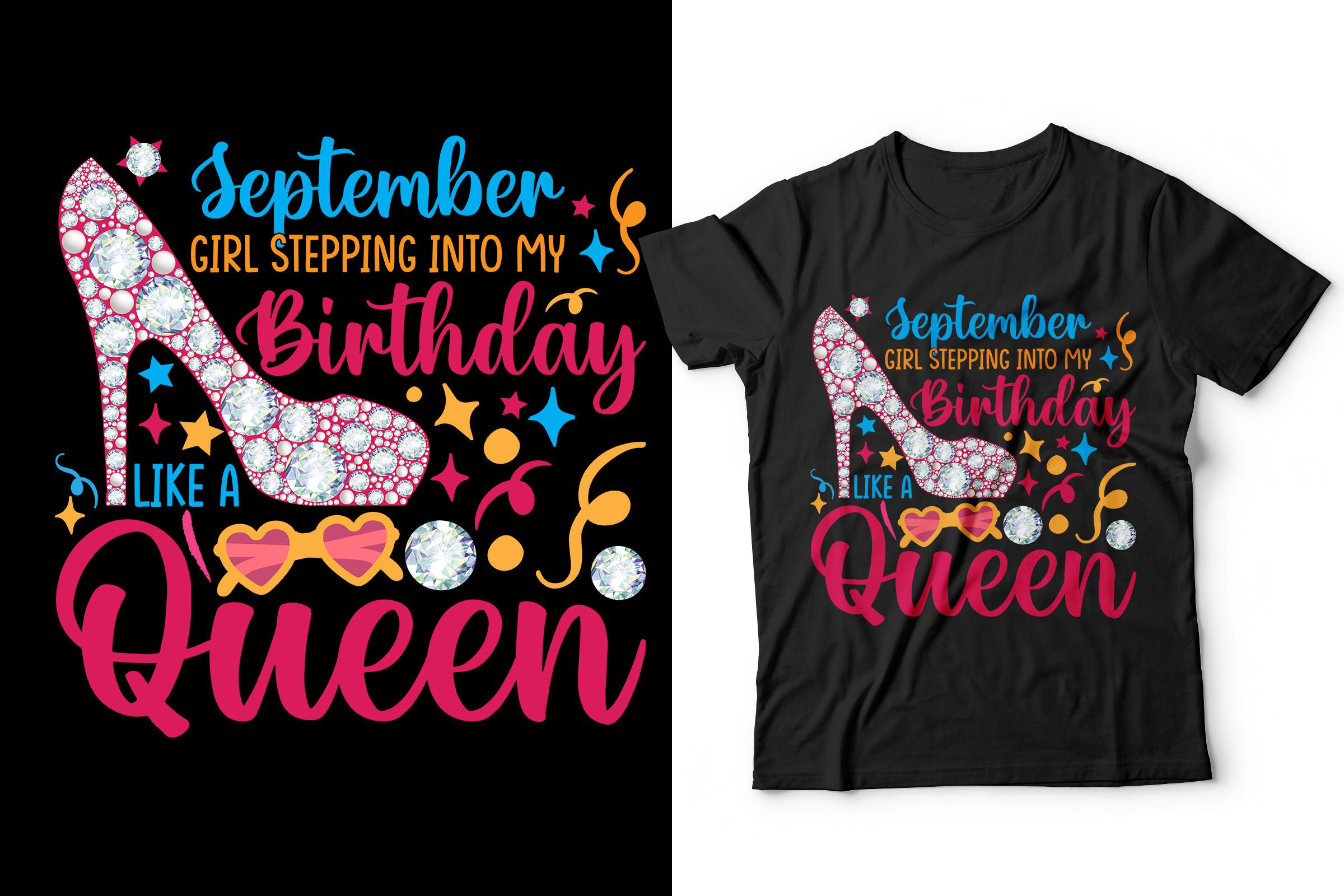 Birthday T-shirt Design for Females