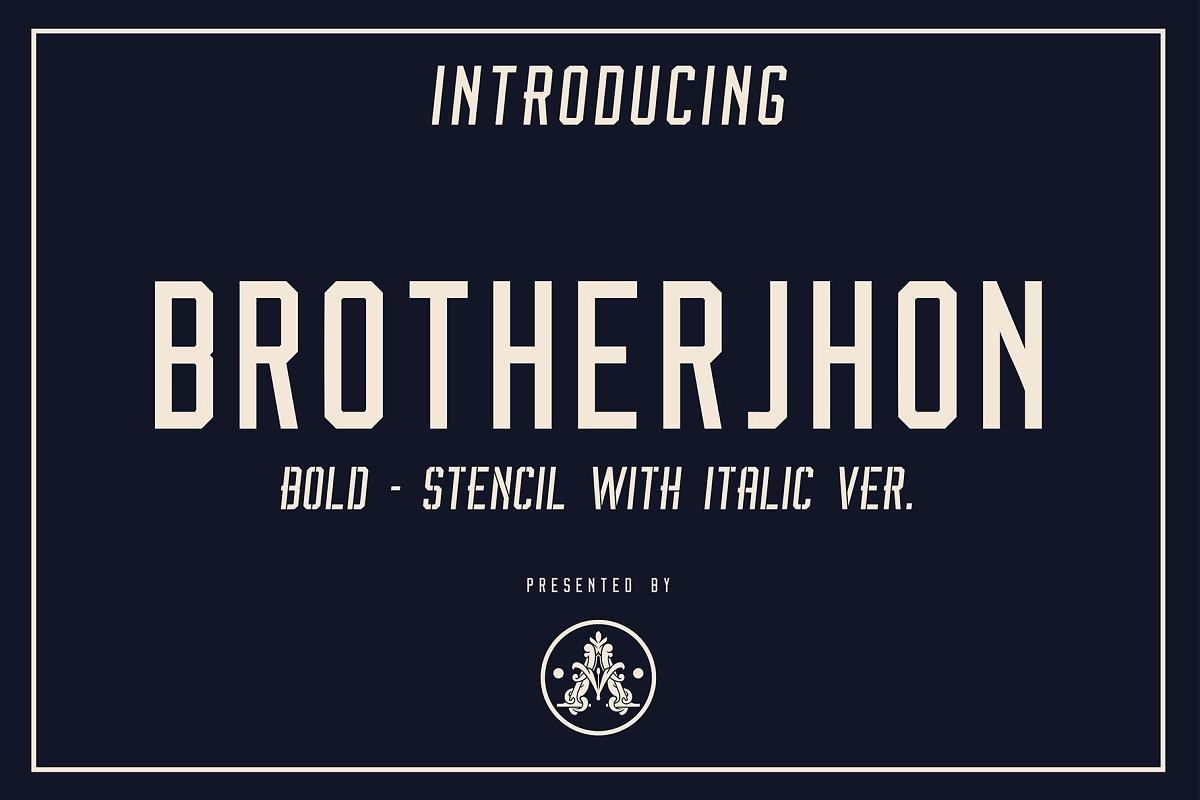 Brother Jhon Duo Font
