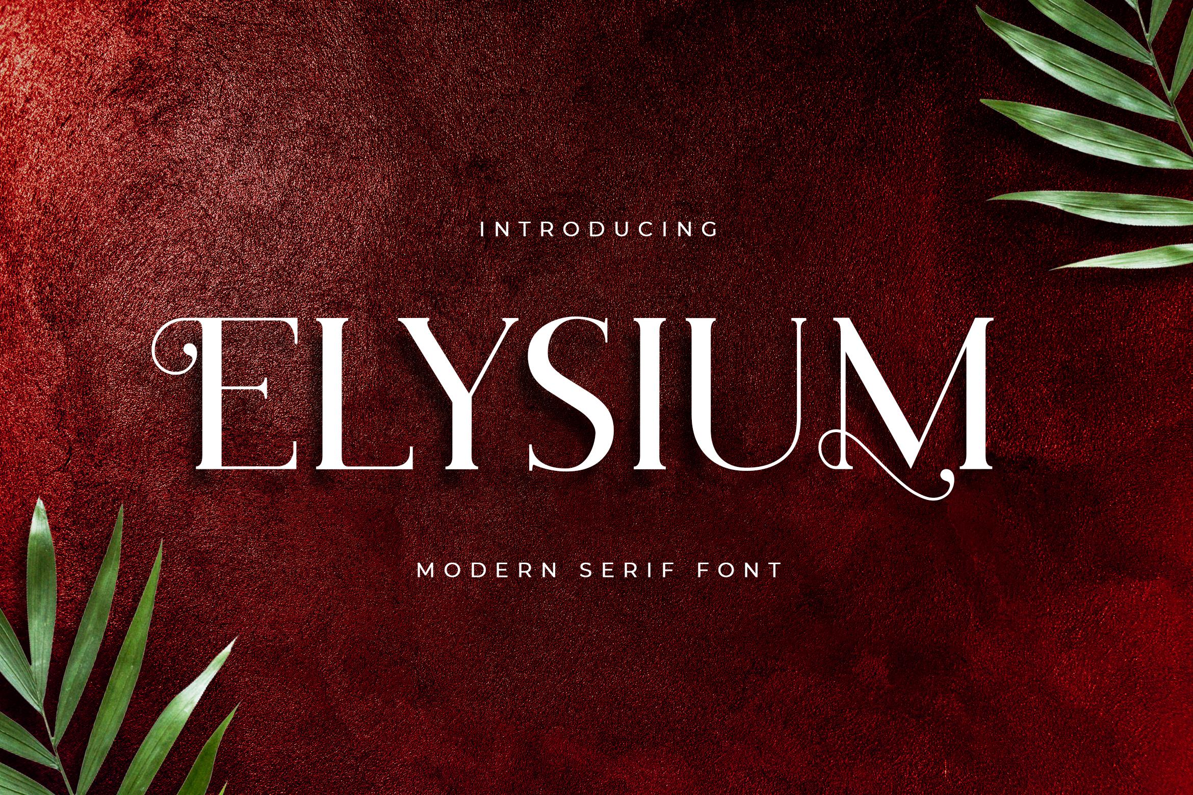 Elysium Font