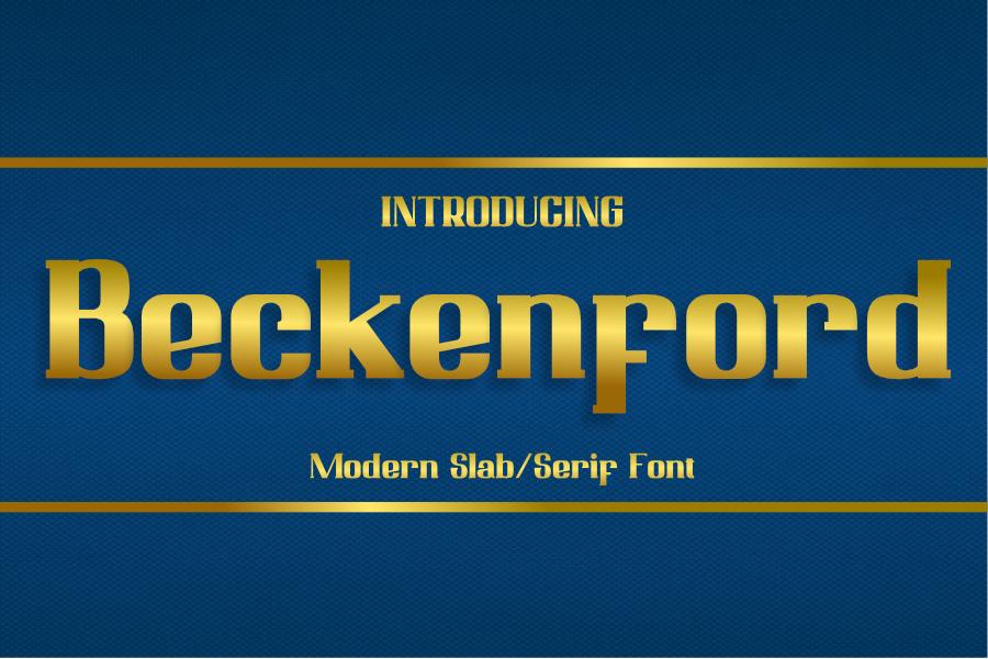 Beckenford Font