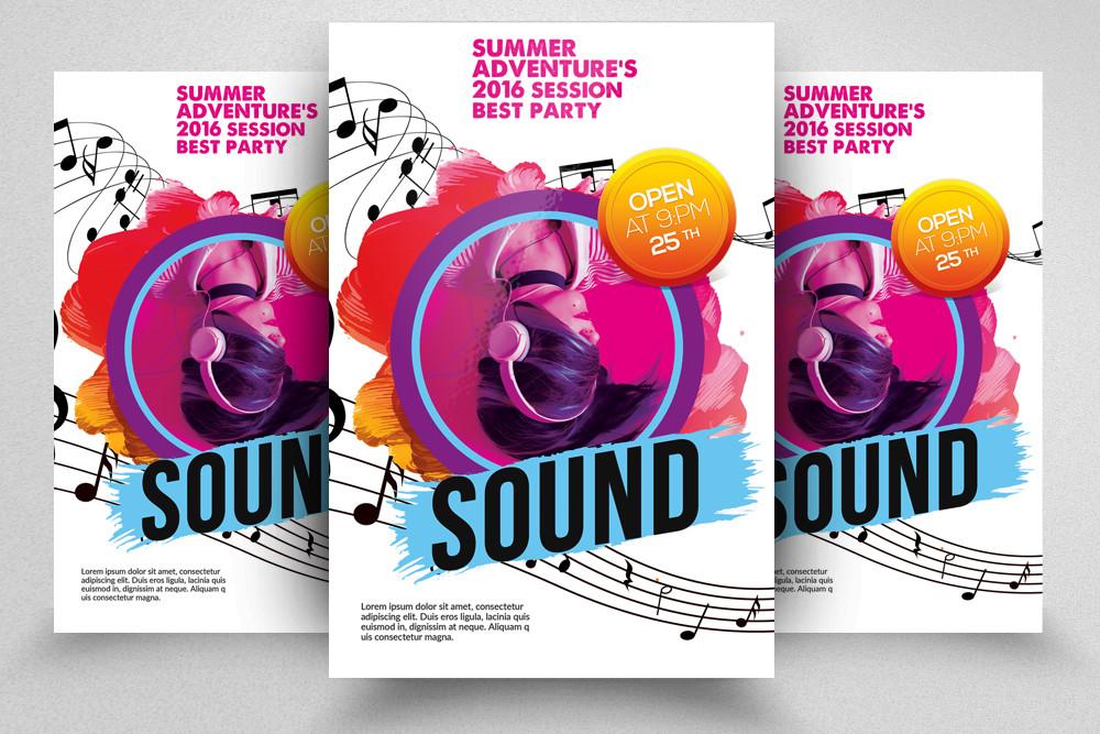 Music Sound Party Flyer