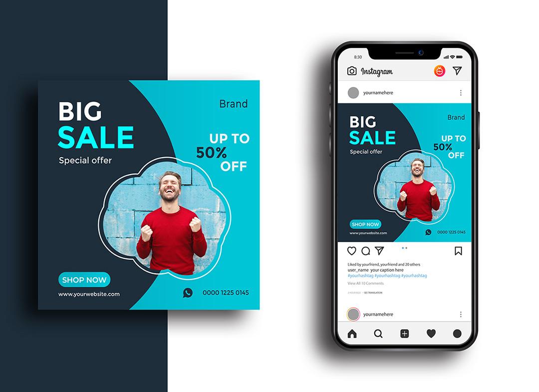 Instagram Big Fashion Sale Banner