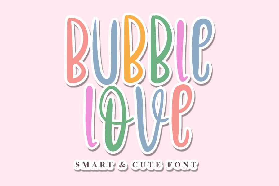 Bubble Love Font