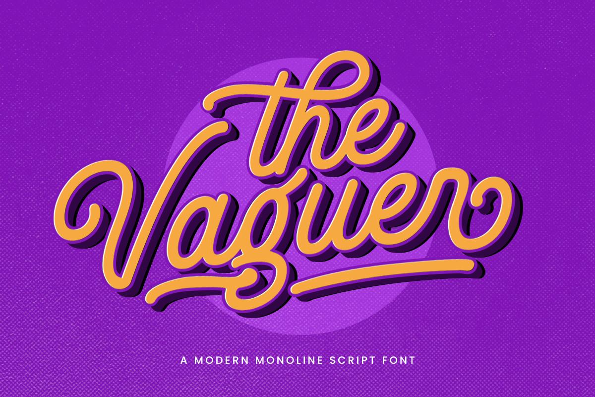 The Vaguer Font