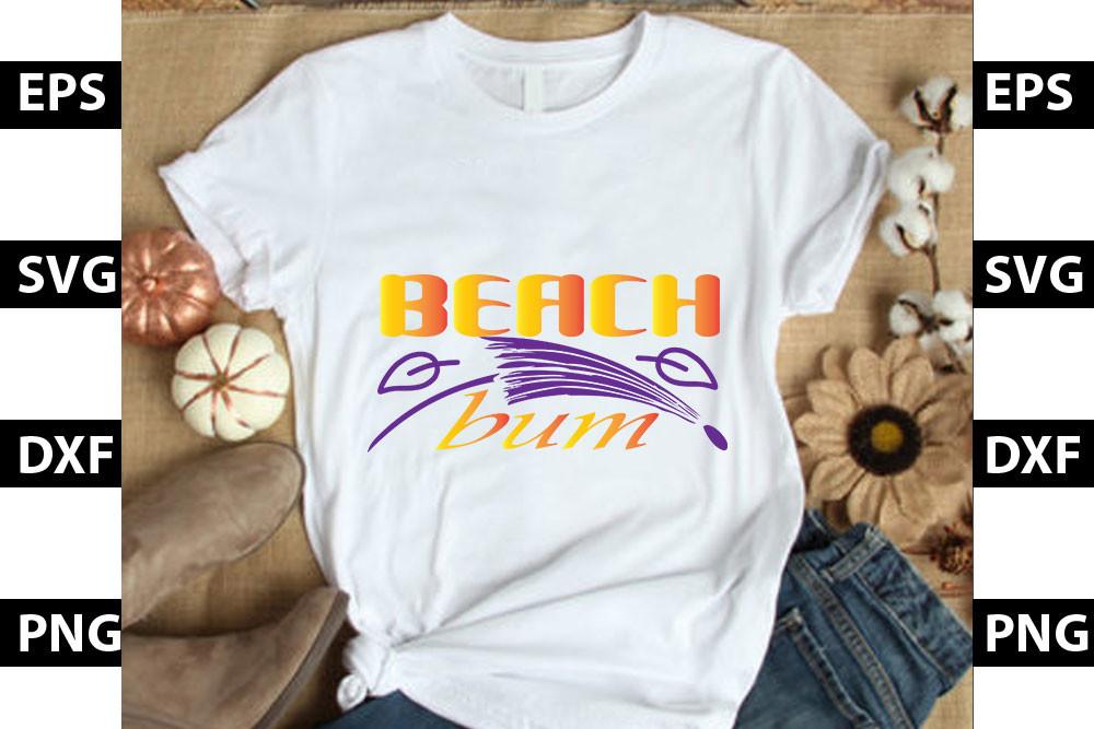 Beach SVG Design, Beach Bum