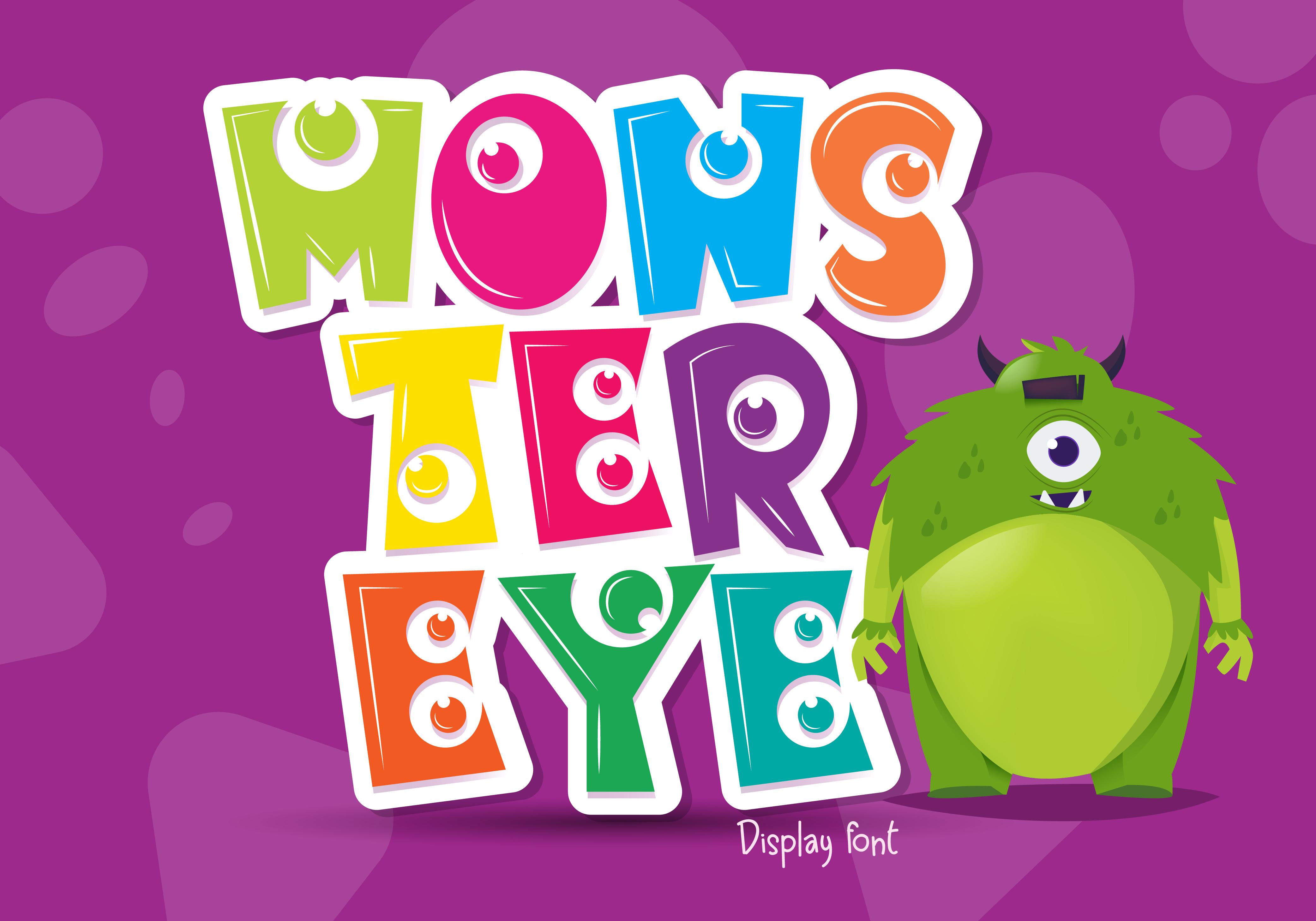 Monster Eye Font