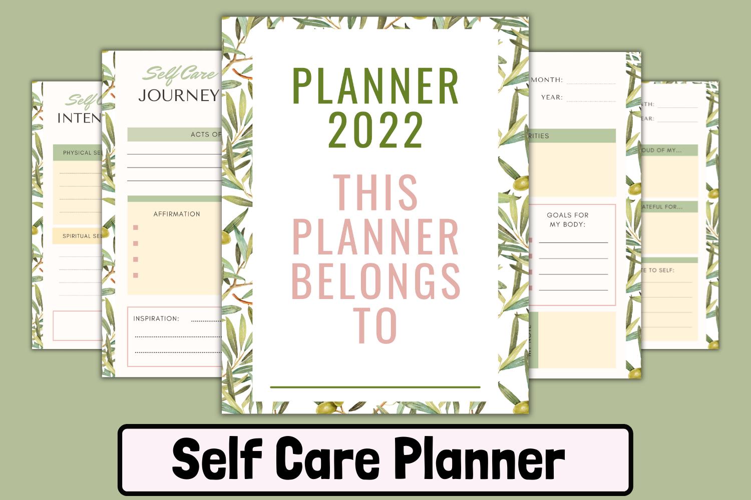 Self Care Planner