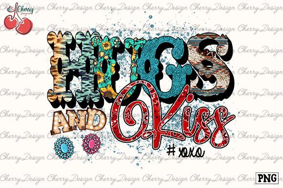 Hugs and Kiss XoXo Western Sublimation