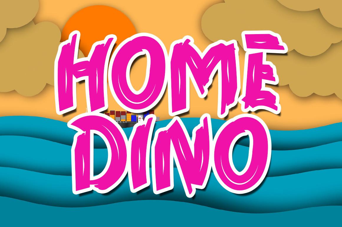 Home Dino Font