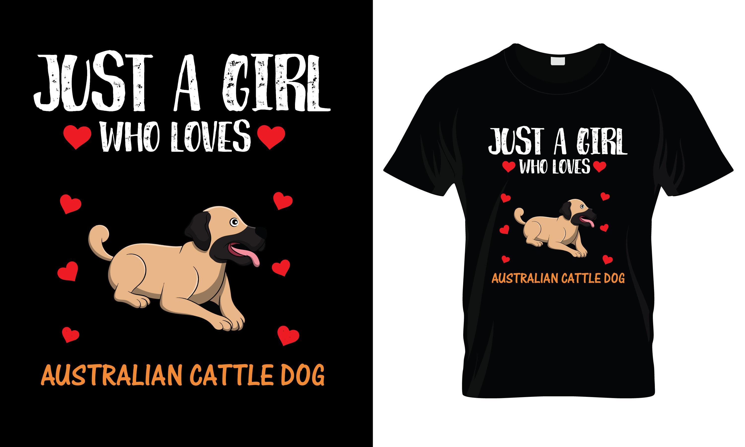 Just a Girl Who Loves Australian T-Shirt