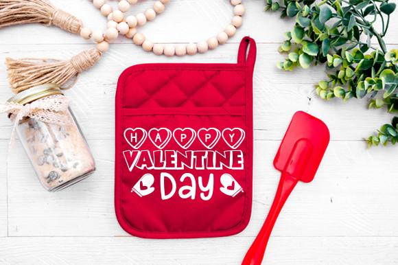 Happy Valentine Day  Pot Holder Svg