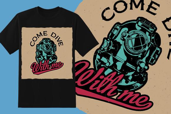 Diver T-Shirt  Design
