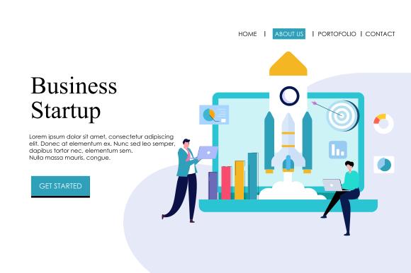 Landing Page Business Startup