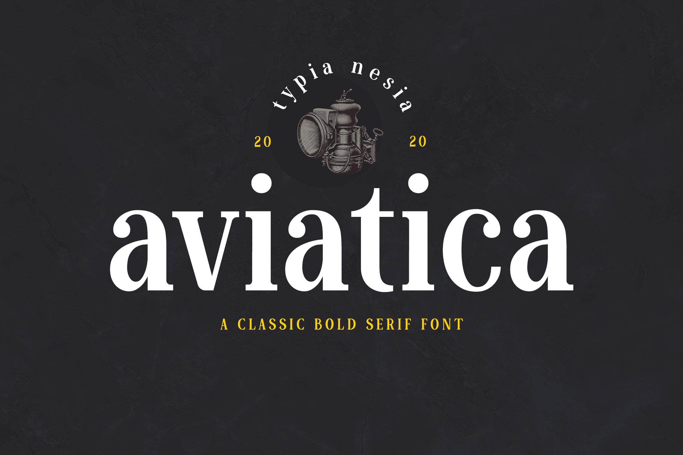 Aviatica Font