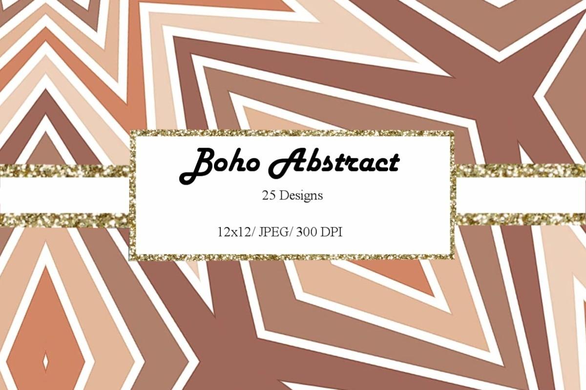 12x12  Digital Paper Abstract Boho 63