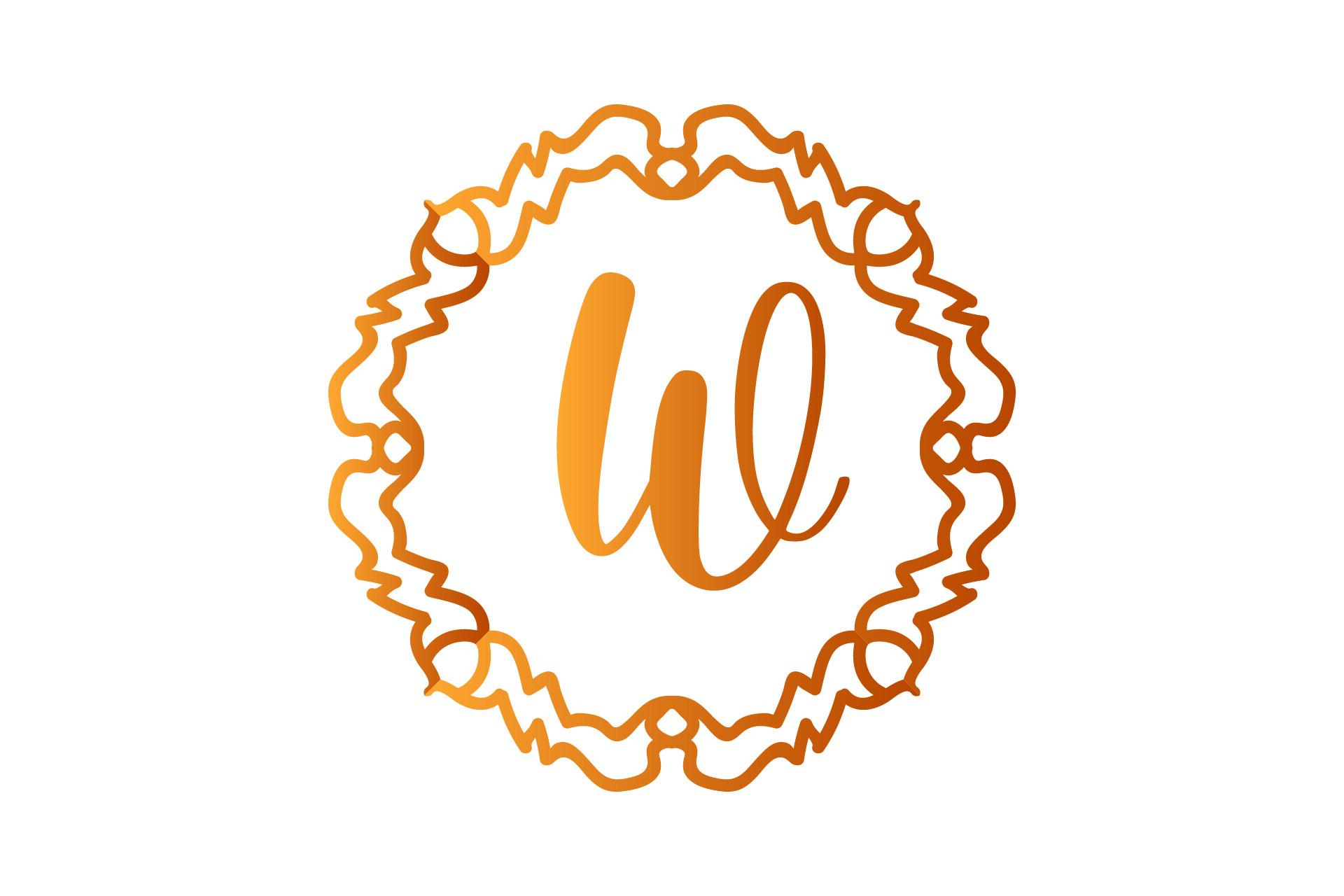 Monogram Font Symbol Vector Illustration