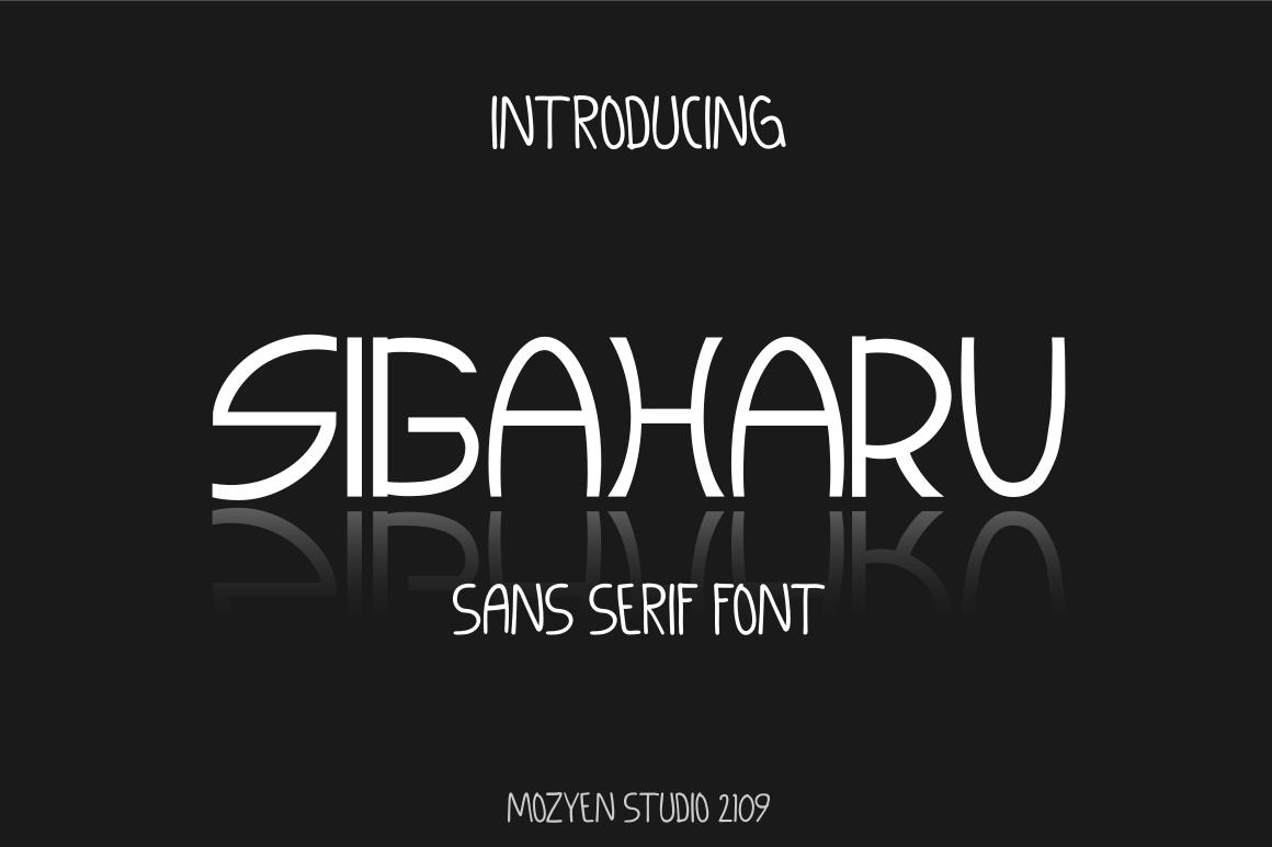 Sigaharu Font