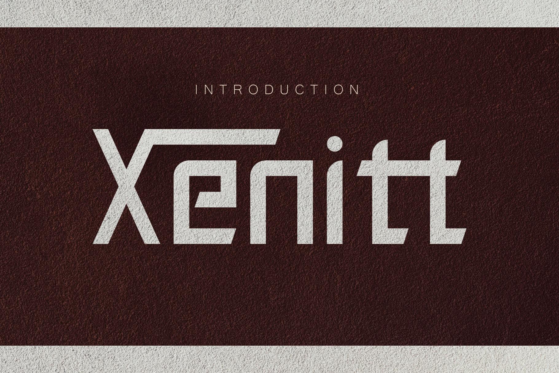 Xenitt Font