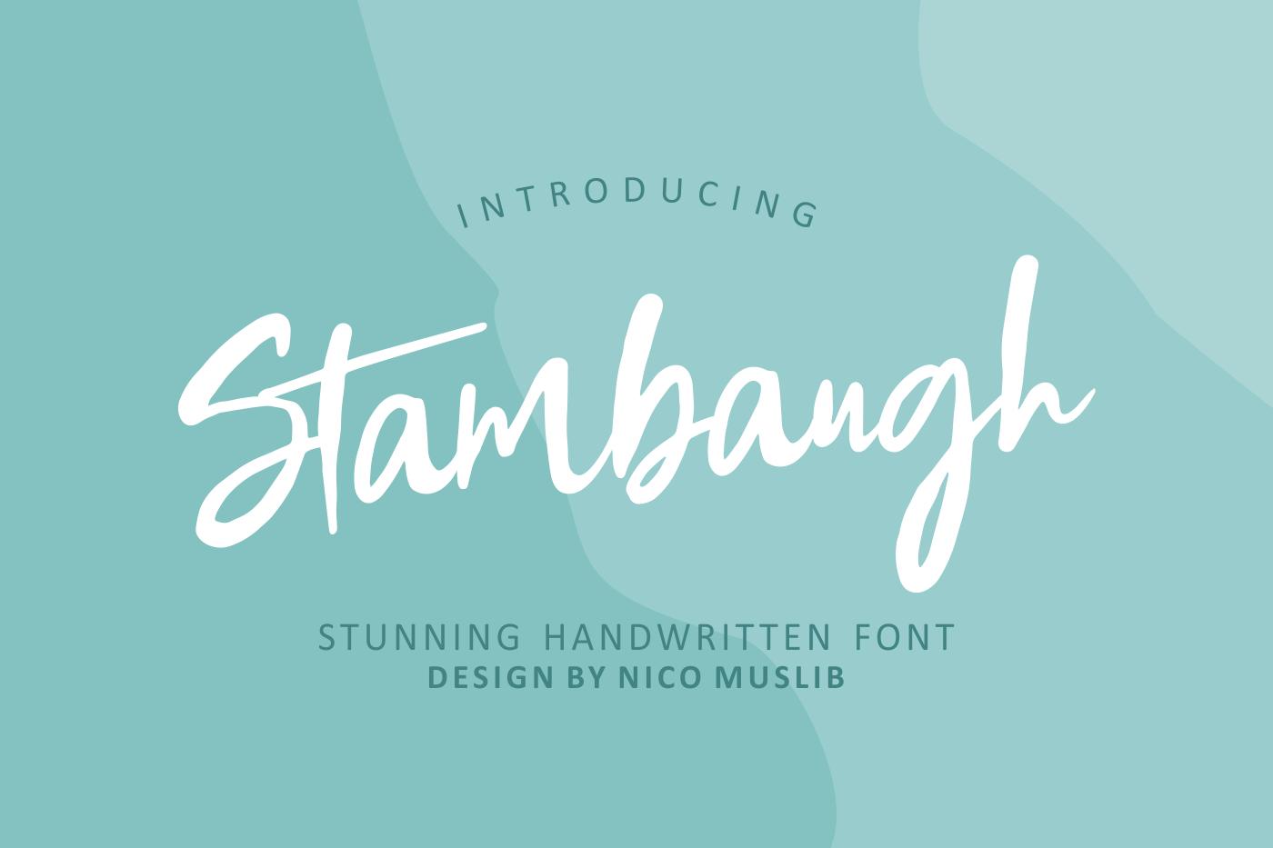 Stambaugh Font