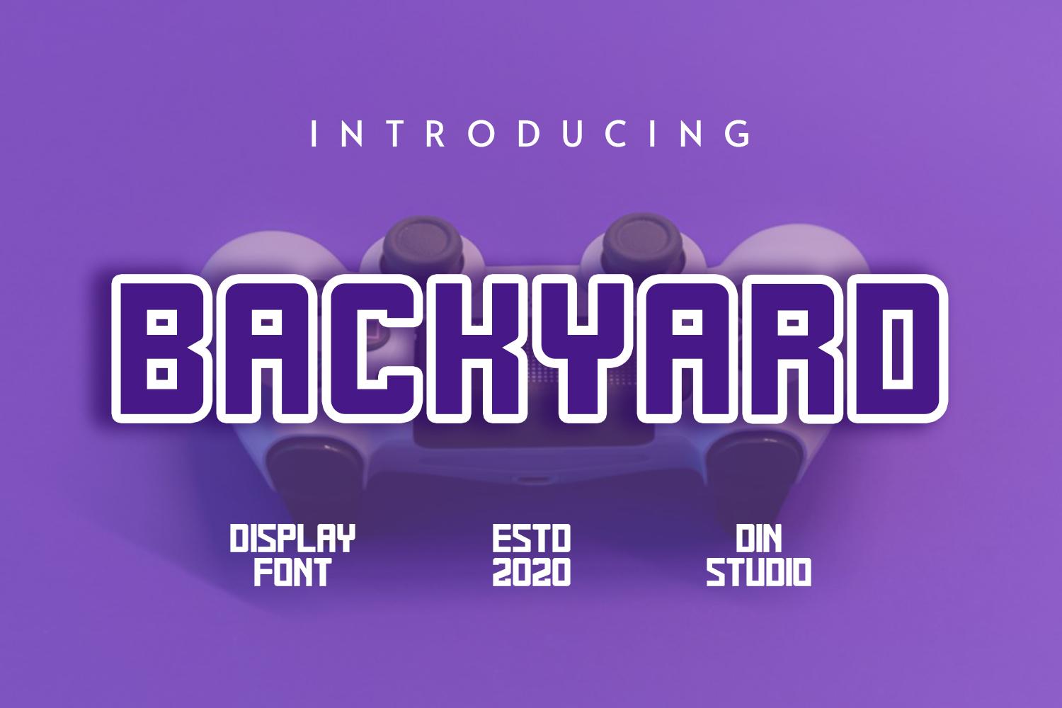Backyard Font