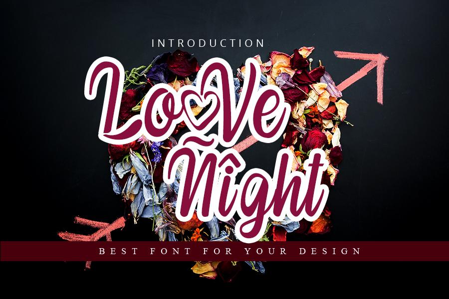 Love Night Font