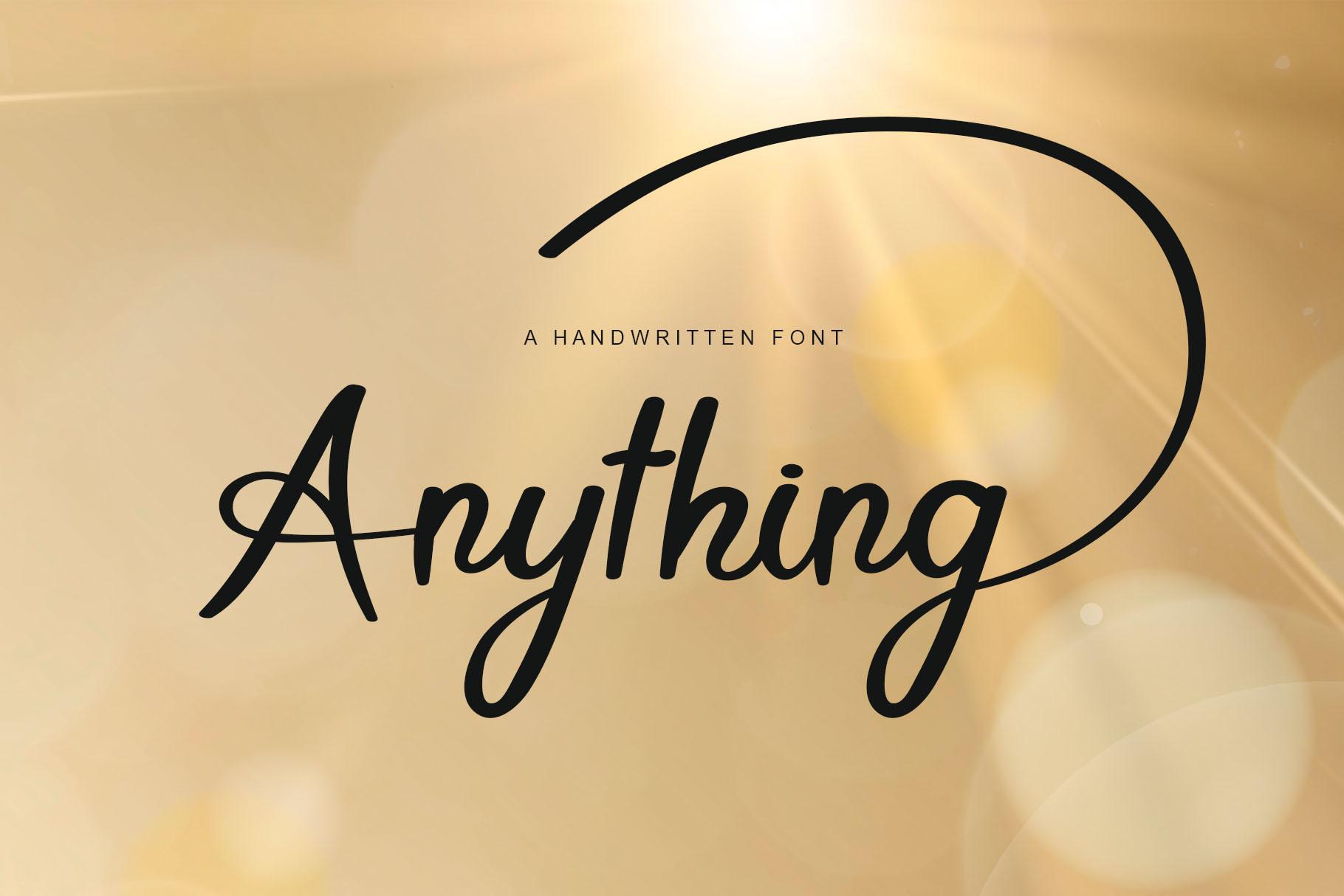 Anything Font