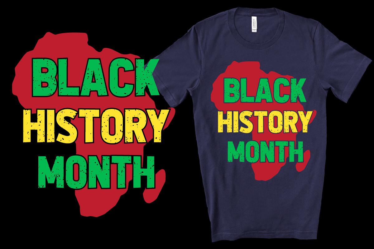 Black History T-Shirt Design