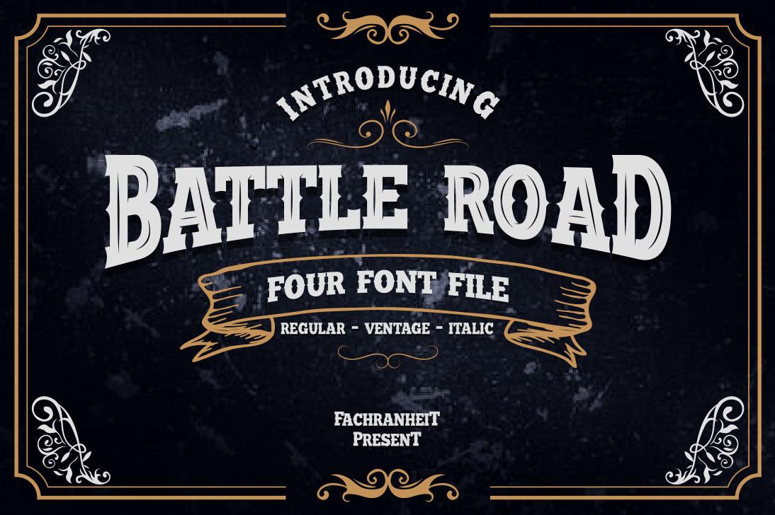 Battle Road Font