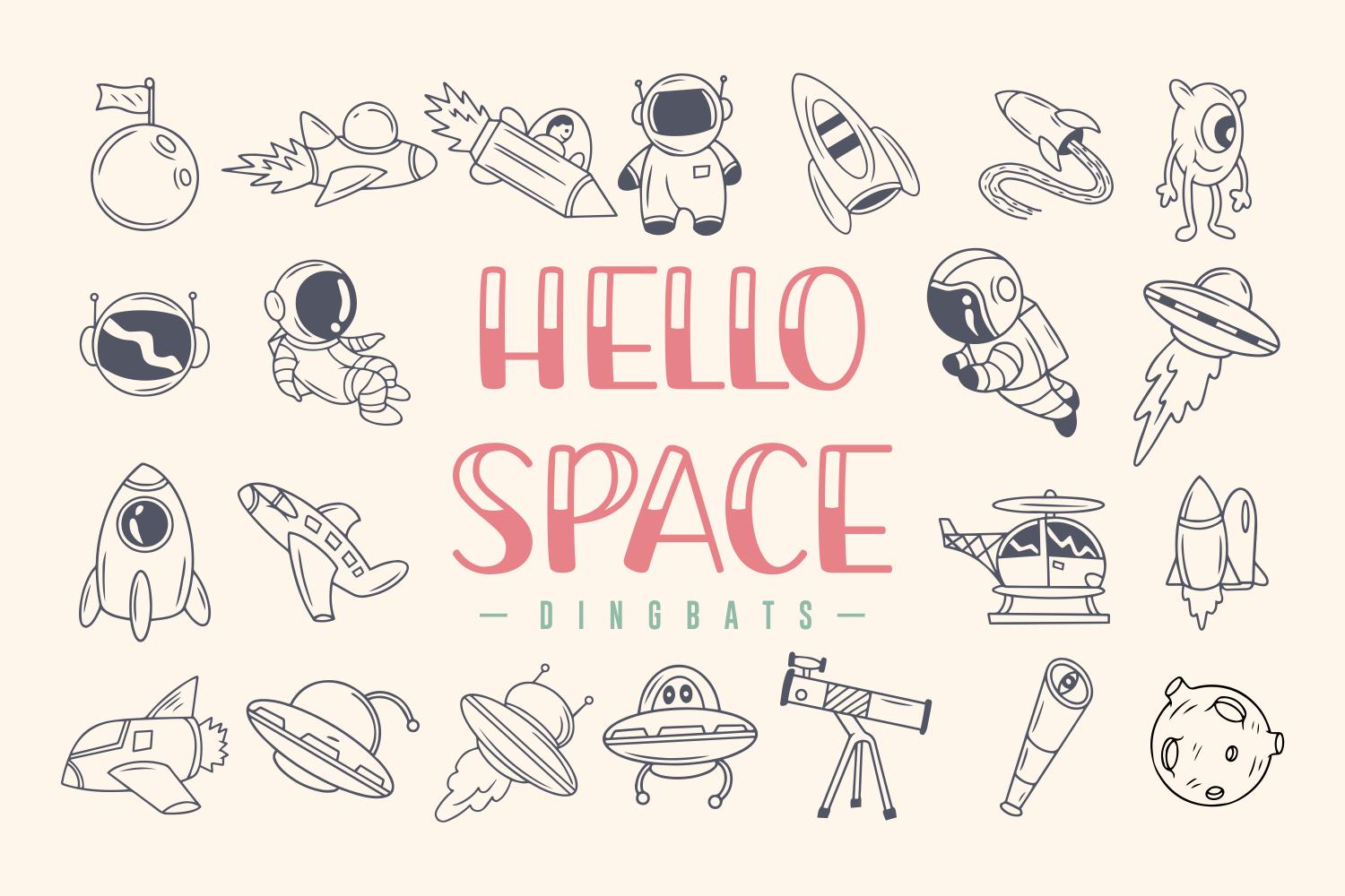 Hello Space Font