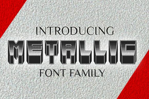 Metallic Font