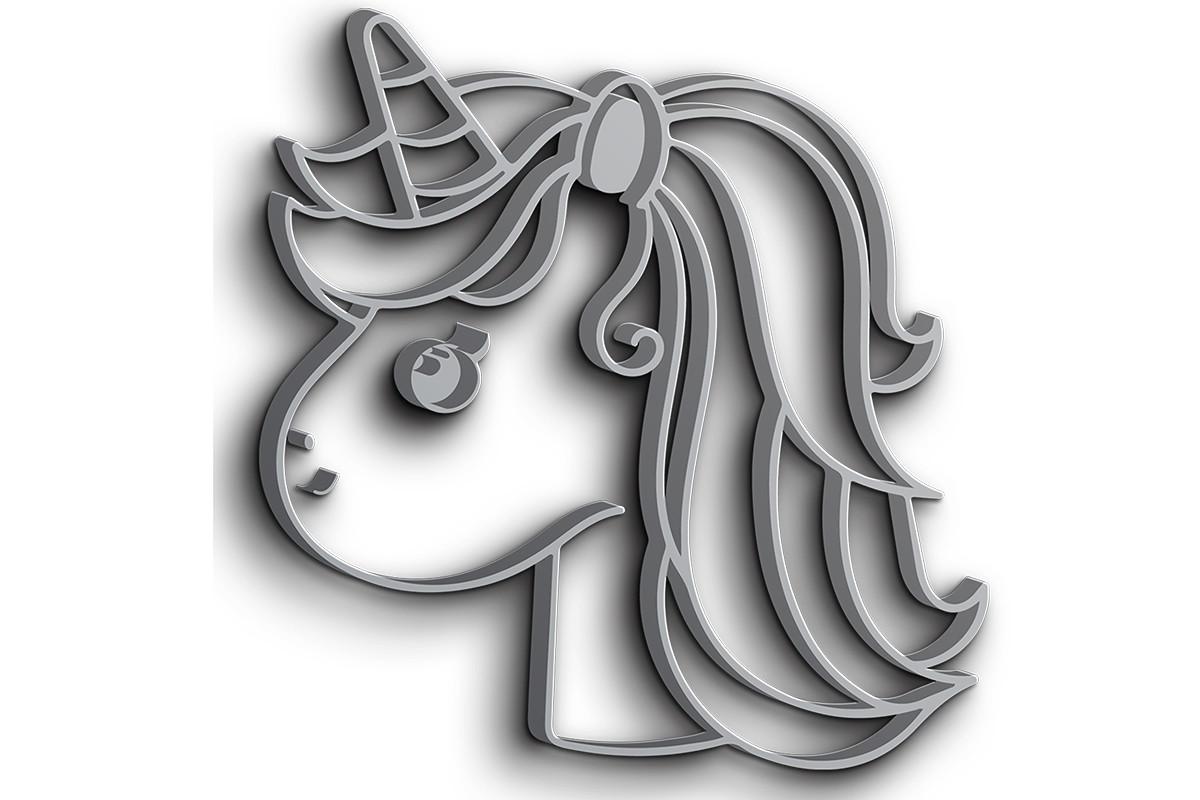 3d Unicorn Svg